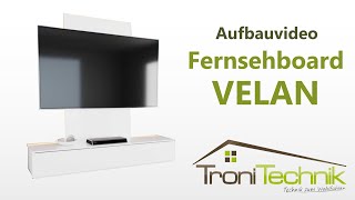 Aufbauvideo Fernsehboard  TV Lowboard VELAN [upl. by Anyah]