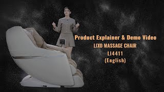 Lixo LI4411 Massage Chair Explained  English  Full Product Features amp Benefits [upl. by Andres]