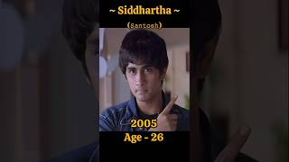 Nuvvu Vastanante Nenu Vaddantana Actors Then and Now  shorts siddharth trending [upl. by Hannasus]