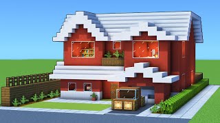 How To Make a Realistic House In Minecraft [upl. by Acilegna]