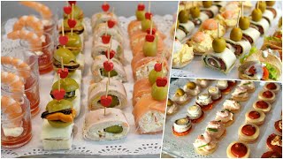 3 Bandejas de Canapés Variados con 15 Recetas Originales Fáciles y Rápidas para Navidad y Fiestas [upl. by Siugram287]