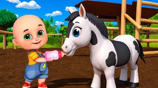 Baby Horse Song New Compilation  Animals Farm Old MacDonald  Nursery Rhymes amp Kids Songs Baby Bobo [upl. by Thgirw]