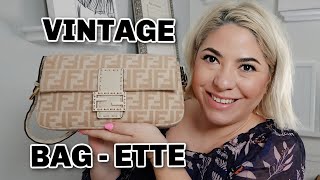 Vintage Fendi Baguette  What Fits Inside amp Review [upl. by Ez662]