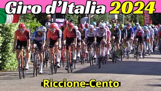 Giro dItalia 2024  Tappa 13 RiccioneCento  Pieve di Cento BO May 17 2024 [upl. by Namor587]