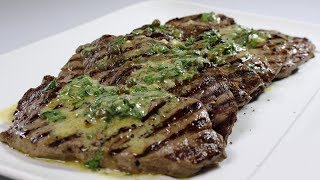 CharGrilled Rump Steak Recipe w Green Pistou [upl. by Earesed]