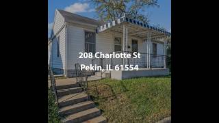 208 Charlotte St Pekin IL 61554  2 Bedroom Home For Sale [upl. by Grube]