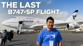 Worlds Last B747SP Flight  Iran Air Special Performance [upl. by Keppel]