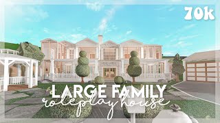 Large family roleplay house  Bloxburg build 70k [upl. by Attlee]