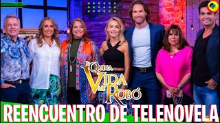 Se Reencuentran Actores De ‘LO QUÉ LA VIDA ME ROBO’ Con Angelique Boyer y Sebastian Rulli [upl. by Doone352]