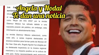 ANGELA Y NODAL COMPARTEN NOTICIA cristiannodal angelaaguilar nodal leonardoaguilar [upl. by Nodyroc]