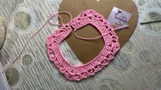 Canesú Tejido a Crochet Parte I para bebe de 03 meses y la talla que desees [upl. by Akanke]