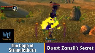 Quest Zanzils Secret  The Cape of Stranglethorn  WoW World of Warcraft [upl. by Marpet477]