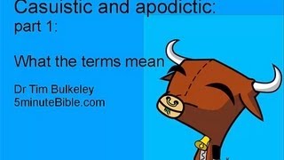 Casuistic and apodictic part 1 What the terms mean [upl. by Alleuol]