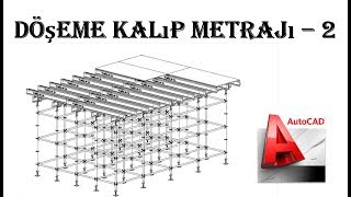 Döşeme Kalıp Metrajı Nasıl Yapılır   Örnek Proje üzerinden  2 [upl. by Kovacs]