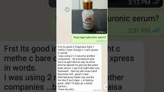 Hyaluronic serum best products ALLAHAMDIULLAH 🥰 organicglow skincareroutine organicbeauty skin [upl. by Rothwell]