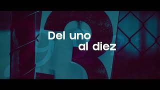 Fangoria  Del uno al diez Lyric Video Oficial [upl. by Salhcin]