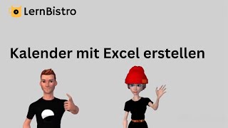 Kalender mit Excel erstellen [upl. by Ardnuhs]