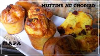 Recette Muffins au chorizo [upl. by Silvana]