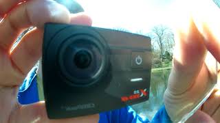 Campark X25 Action Camera  4K Video Test 30 frames per second [upl. by Clair]