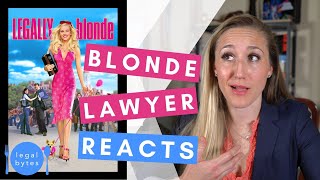 Blonde Lawyer Reacts to Legally Blonde  LAWYER REACTS [upl. by Sisely]