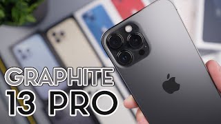 Graphite iPhone 13 Pro Max Unboxing amp First Impressions [upl. by Yeliab]