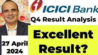 ICICI BANK Q4 2024 result analysis by CA Ravinder Vats [upl. by Dolorita]