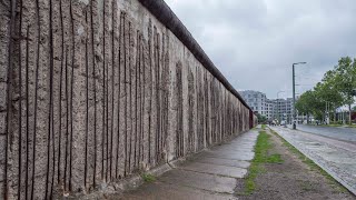 The Berlin Wall starting from Gartenstraße [upl. by Ynffit]