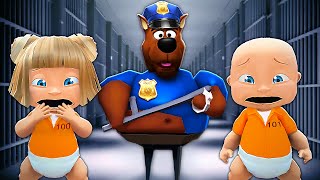 Baby amp Girlfriend Escape Scooby Doo Cop [upl. by Eahcim]