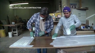 How to Apply a Ceruse Finish  Million Dollar Contractor  HGTV Asia [upl. by Mastic]