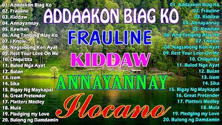 Most Played Ilocano Medlley 🦋Nonstop Ilocano Songs 2024🍁Addaakon Biag KoFrauline Kiddaw ilocano [upl. by Eido]