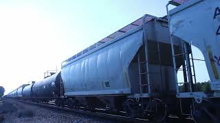 NS 8114 Norfolk Southern leads NS 12N through Swanton OH 9122024 [upl. by Belvia]