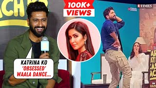 Vicky Kaushal REVEALS Katrina Kaifs REACTION To Obsessed VIRAL Video Actor BLUSHES [upl. by Annabella875]