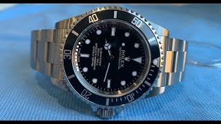 Rolex Submariner 14060M No date preceramic review  unboxing Last true classic [upl. by Feola435]