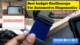 Best 2Channel Lowcost oscilloscope for Automotive Diaganosis  HS502 by Hscope with 12bit Resolution [upl. by Aserat]