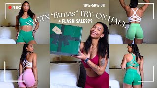 NVGTN TRYON HAUL 2023  merry fitmas launch  flash sale [upl. by Chandless345]