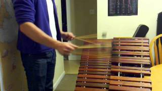 Foster the People  PUMPED UP KICKS  marimba solo3gp [upl. by Rad]