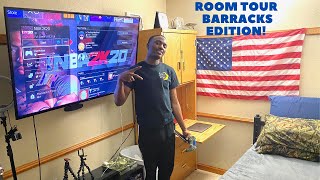 US Army Engineer Barracks Room Tour What its like to live in the barracksFort Campbell 🇺🇸 [upl. by Mylor]