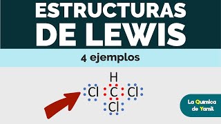 ESTRUCTURAS DE LEWIS  4 EJEMPLOS [upl. by Hodgkinson]