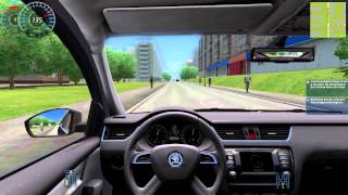 City Car Driving 133 Skoda Octavia 18 TSI 2013 free RIDE 1080p [upl. by Sregor]