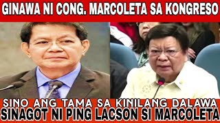 PING LACSON NAG SALITA SA GINAWA NI CONG MARCOLETA SA KONGRESO [upl. by Nuahsak]