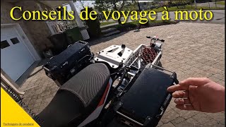 Premier conseil de voyage à moto [upl. by Yatnuhs]