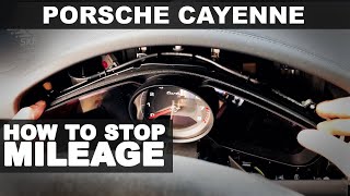 How to Stop mileage Odometer in your Porsche Cayenne  2020 [upl. by Demaggio]