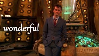 wonderful  Doctor Who  Ultimate Ten Tribute  Fire And The Flood [upl. by Anaujit]