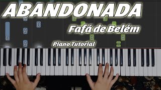 Abandonada Apaixonada  Fafá de Belém  Piano covertutorial [upl. by Let961]