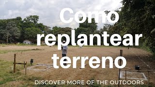 ☑️COMO REPLANTEAR TERRENO PARA CASA [upl. by Nohsar]