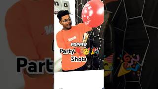 शॉट्स Vs पार्टी पोप्पेर funny experiment scienceexperiment balloon shortsfeed trending [upl. by Vivianne129]