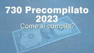 730 precompilato 2023 tutorial come si compila [upl. by Solokin]