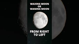 How to tell if the moon is waxing or waning moon [upl. by Dori797]