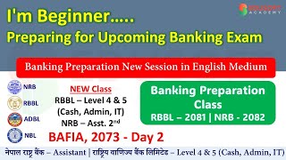 RBB amp NRB Banking Preparation class in English Medium  New banking preparation class nrb rbb [upl. by Gomar]