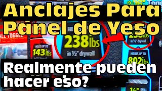 Anclajes Para Paneles de Yeso  Cómo Instalar y usar un Anclaje para Paneles de Yeso [upl. by Nnovahs]